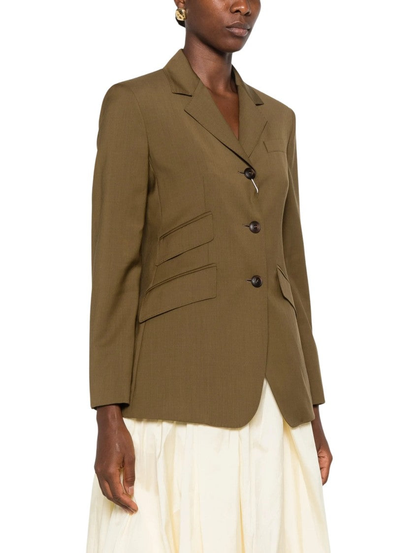 Max Mara Single-Breasted Tailored Blazer