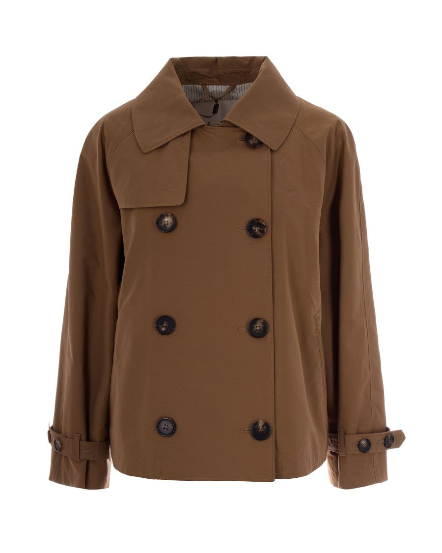 Max Mara Brown Twill Trench