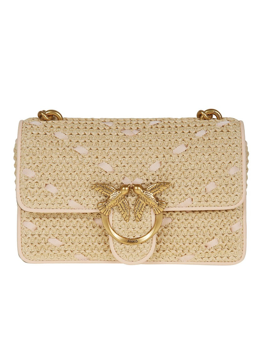 Pinko Love One Mini Textured Polypropylene Bag