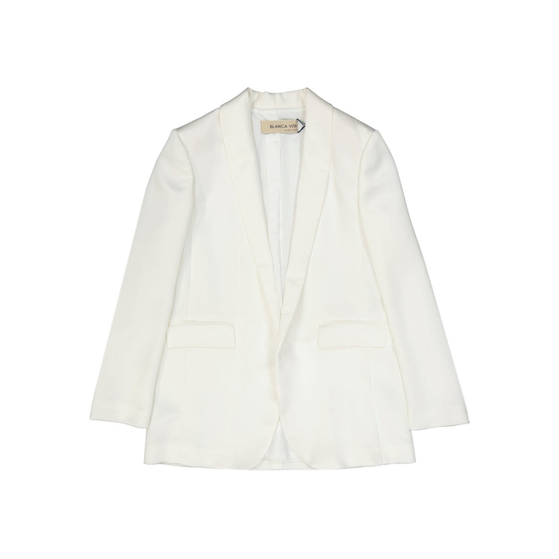 Blanca Vita Satin Effect Jacket With Tailored Fit