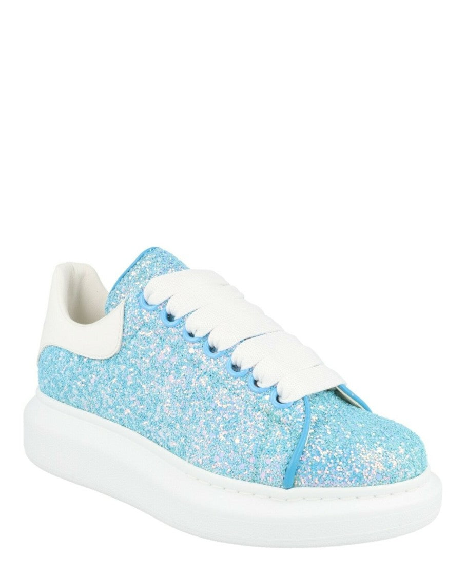 Alexander Mcqueen Glitter Oversized Sneakers