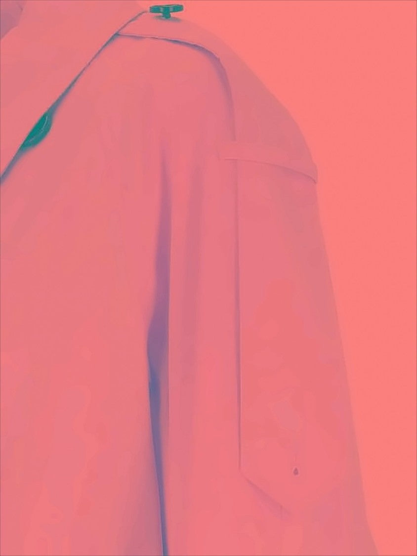 Burberry Double-Breasted Cotton Trench Coat With Belted Waist