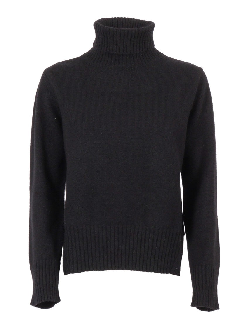 Kangra Cashmere Turtleneck Sweater With Ribbed Neckline
