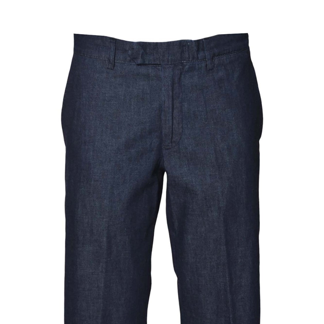 Aspesi Blue Cotton Denim Straight Trousers