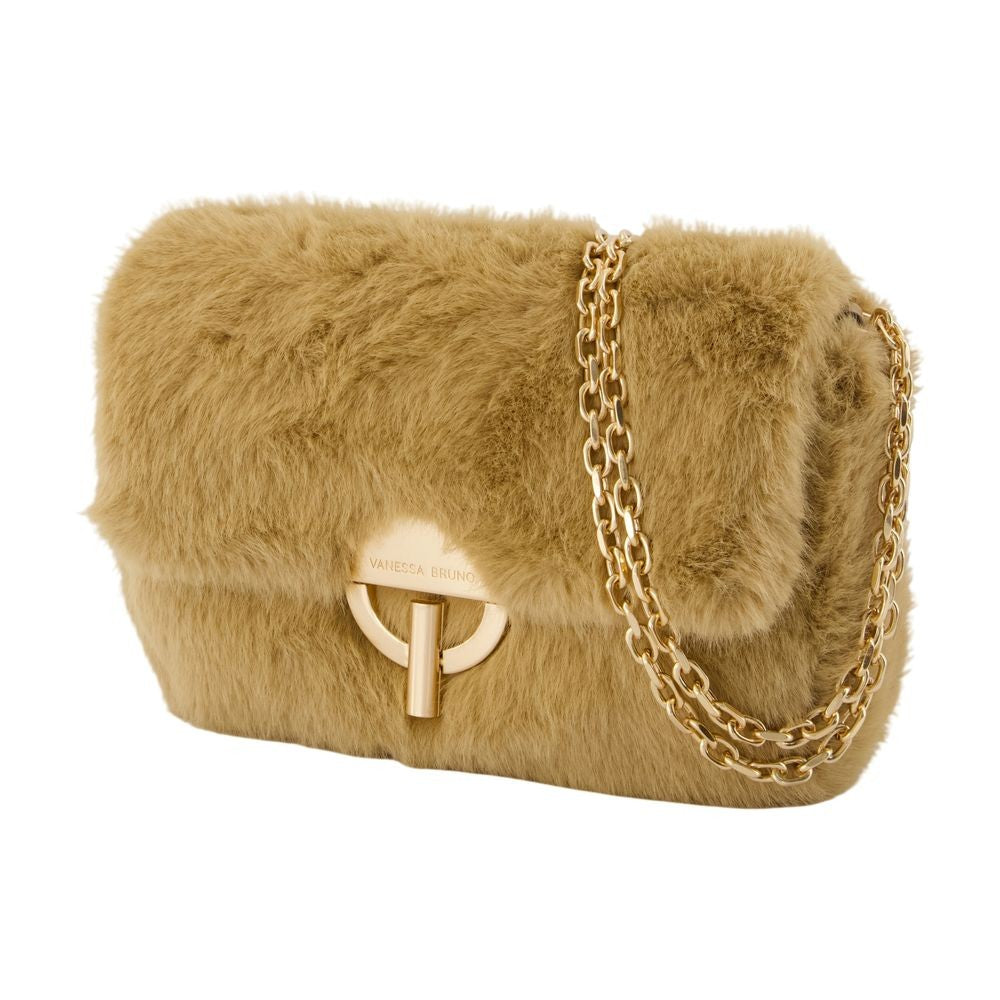 Vanessa Bruno Moon Moyen Shoulder Bag - Synthetic - Beige
