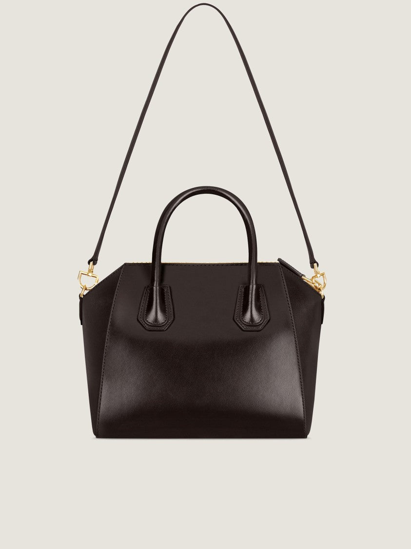 Givenchy Structured Chocolate Brown Calf Leather Antigona Bag