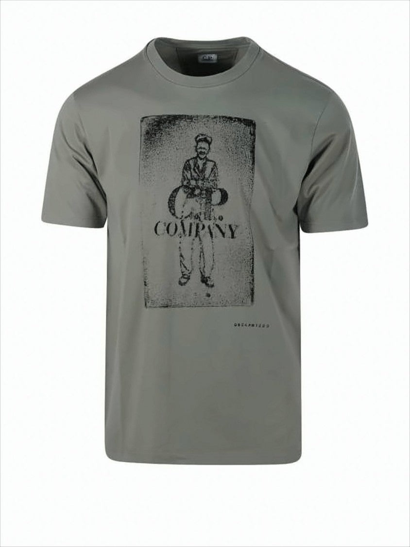 C.P. Company Short-Sleeve Tee With Graphic Print And Relaxed Fit