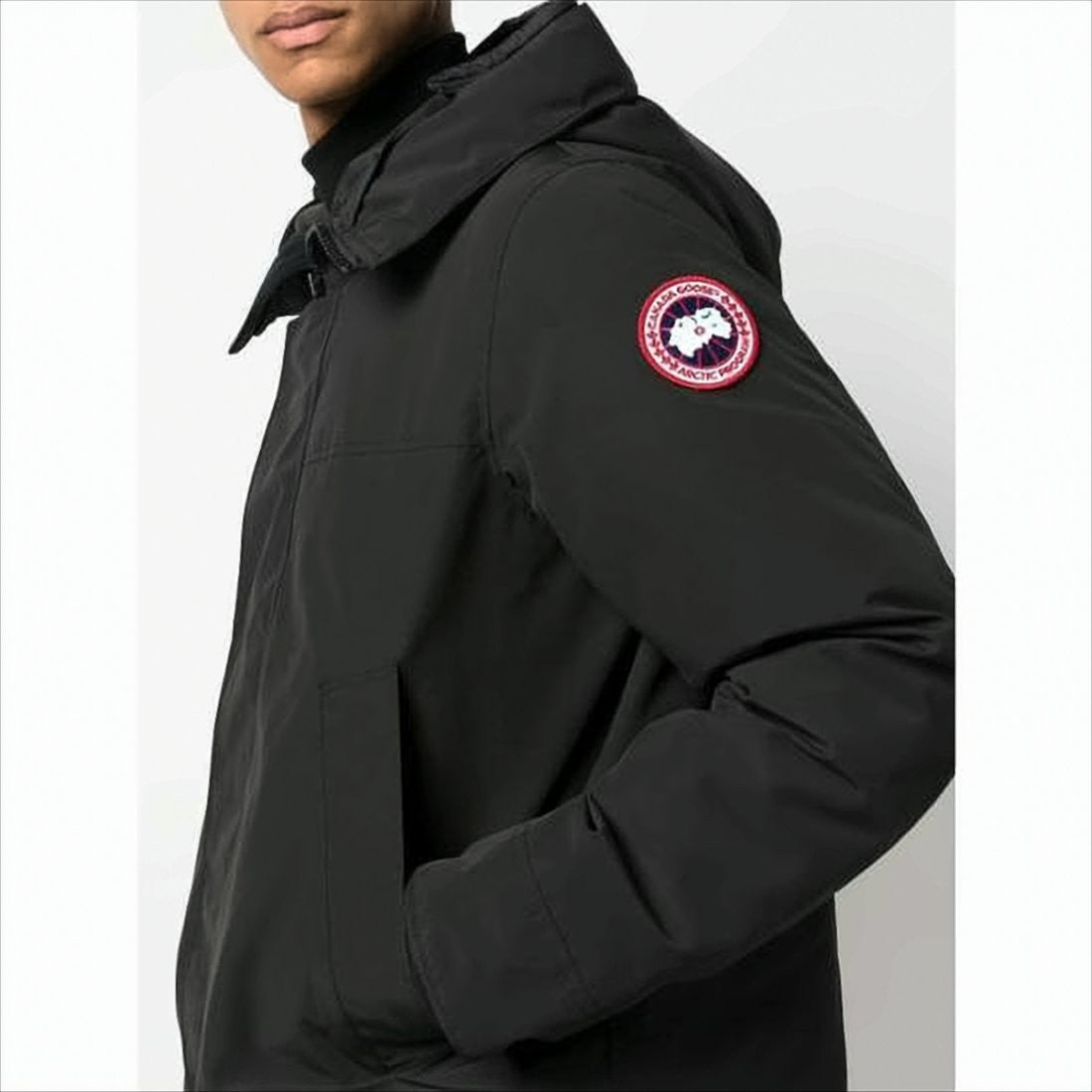 Canada Goose Long Padded Coat With Concealed Zipper