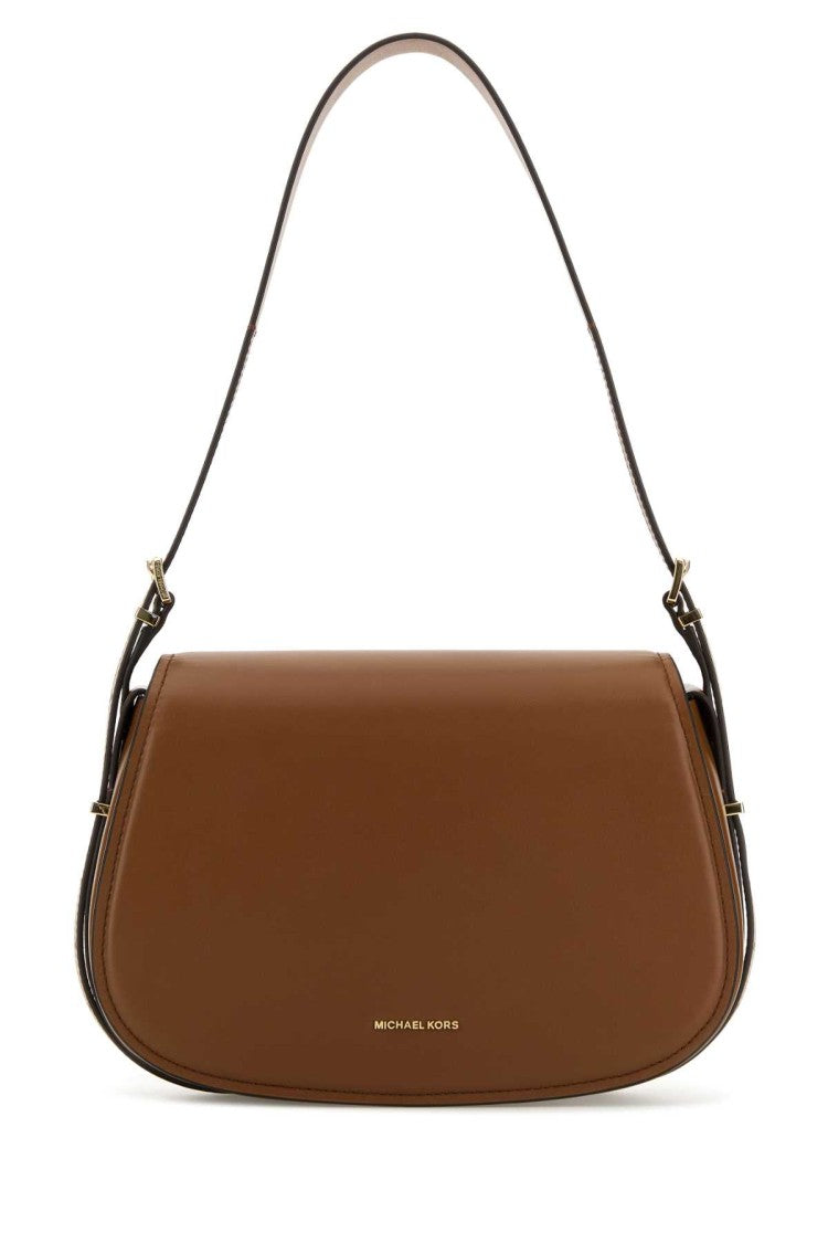 Michael Michael Kors Caramel Leather Moore Shoulder Bag