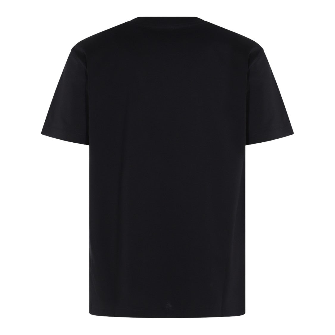 Moschino Short-Sleeve Black T-Shirt With Studded Brand Name