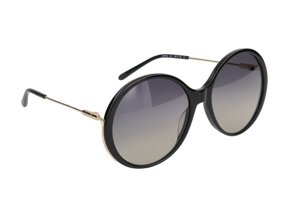 Chloé Sunglasses Chloé Ch0171s 001 Black Gold Grey 58/17/135
