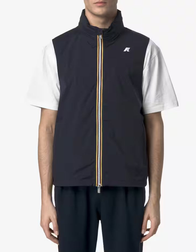 K-Way Valen Stretch Nylon Jersey With Ribbed Collar