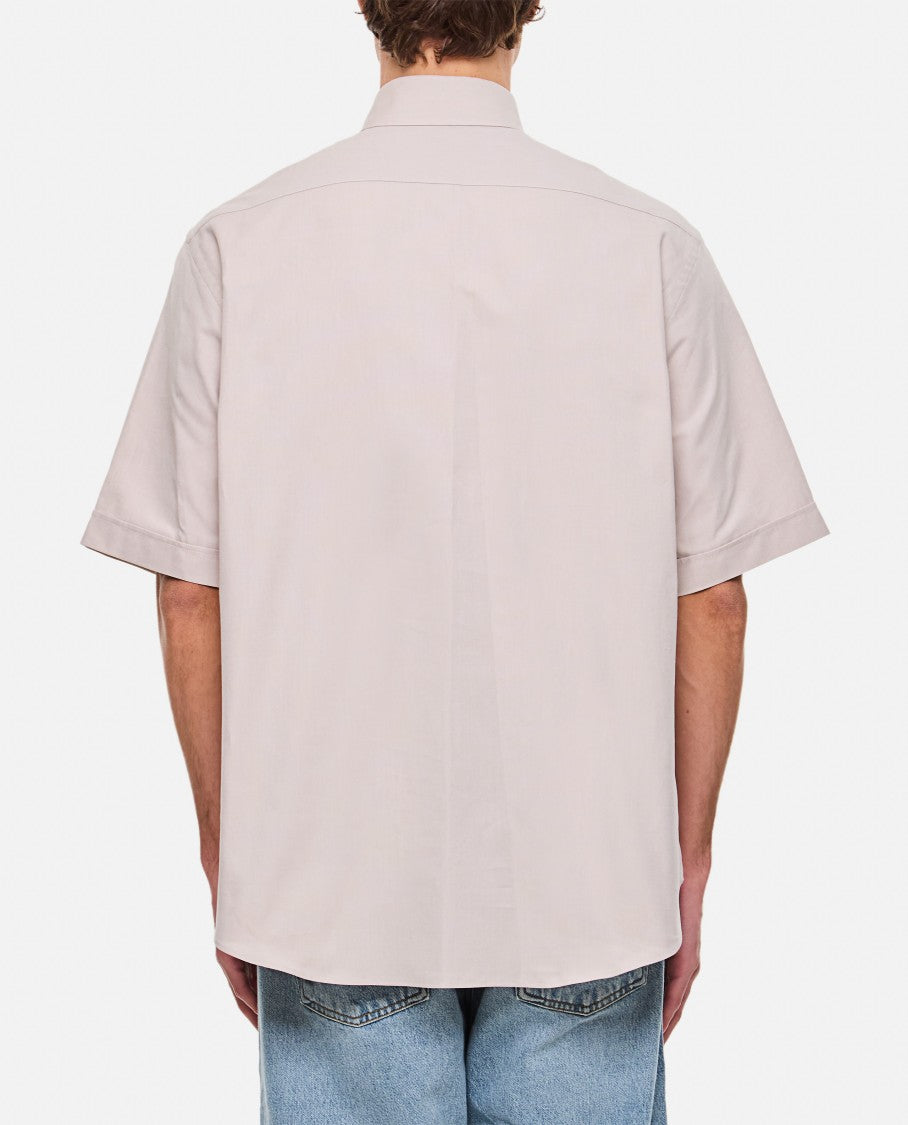 Fendi Beige Fendi Shirt With Embroidered Logo