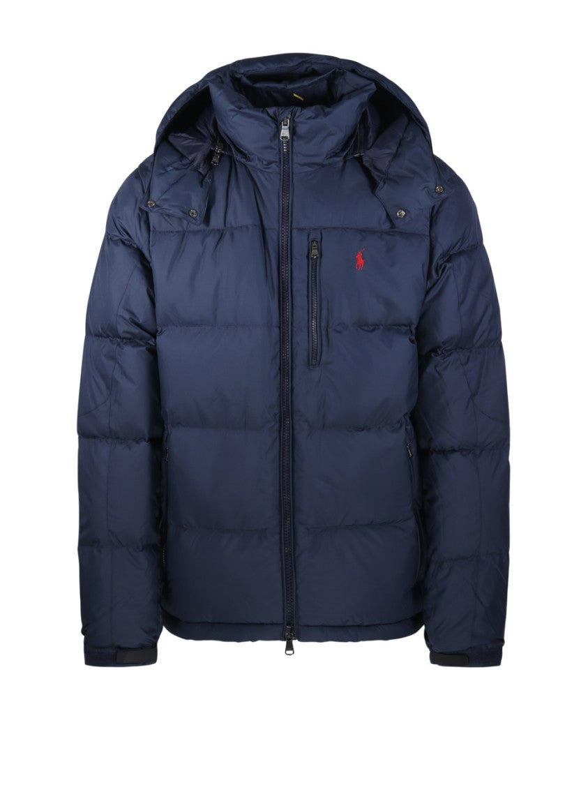 Polo Ralph Lauren Quilted Blue Puffer Jacket With Hood