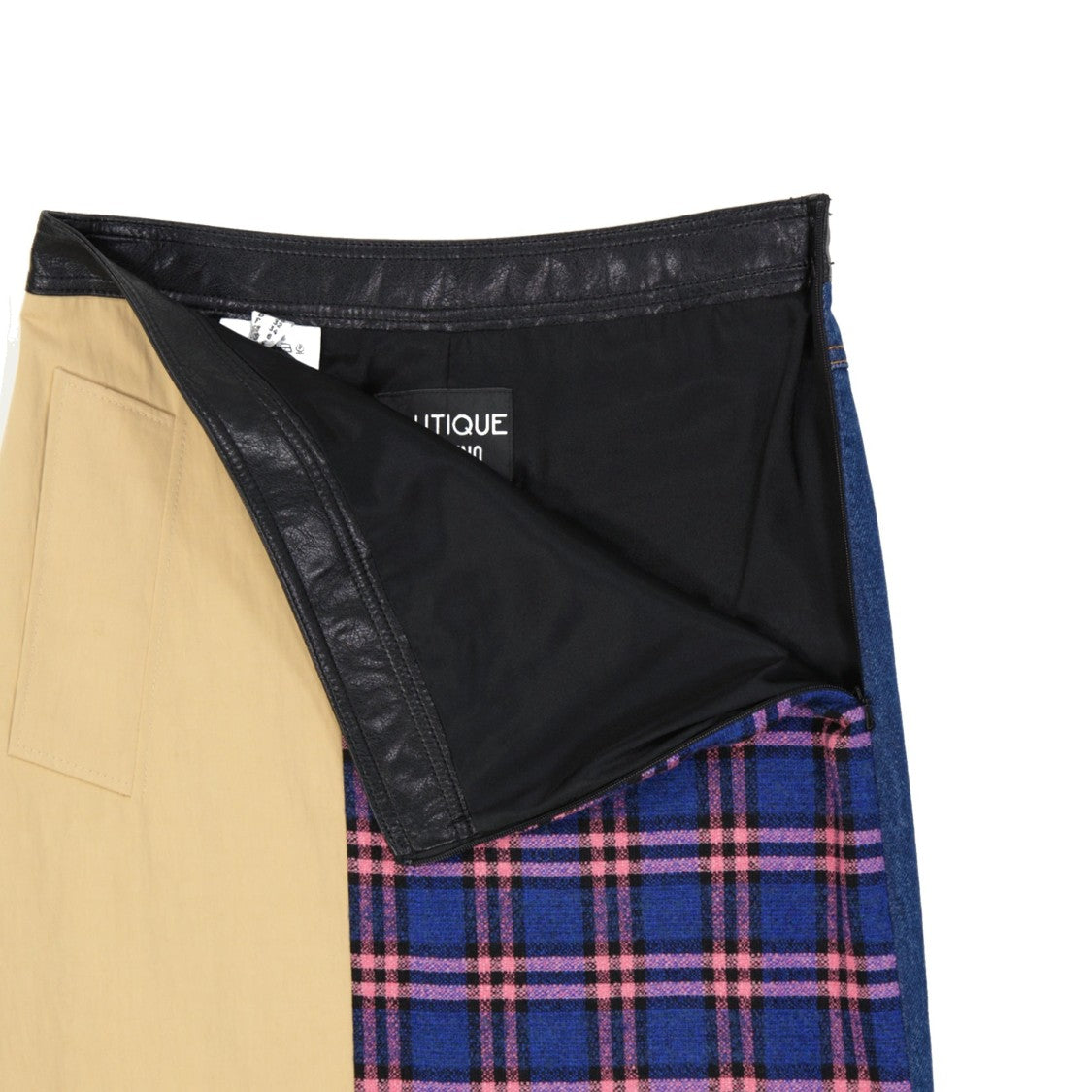 Moschino Vibrant Blue Wool Blend Skirt