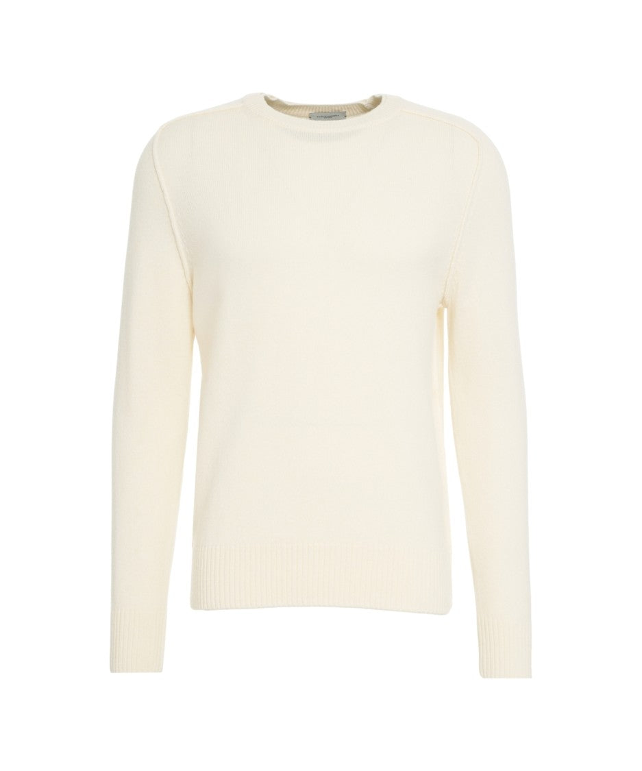 Paolo Pecora Virgin Wool Crew Neck Sweater