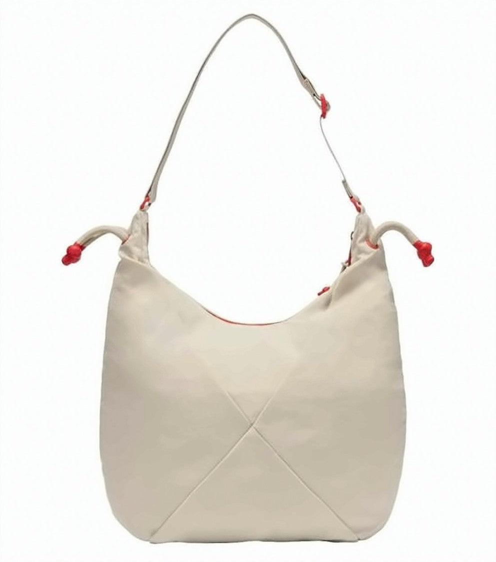 Onitsuka Tiger Soft-Textured Shoulder Bag With Unique Folded Design