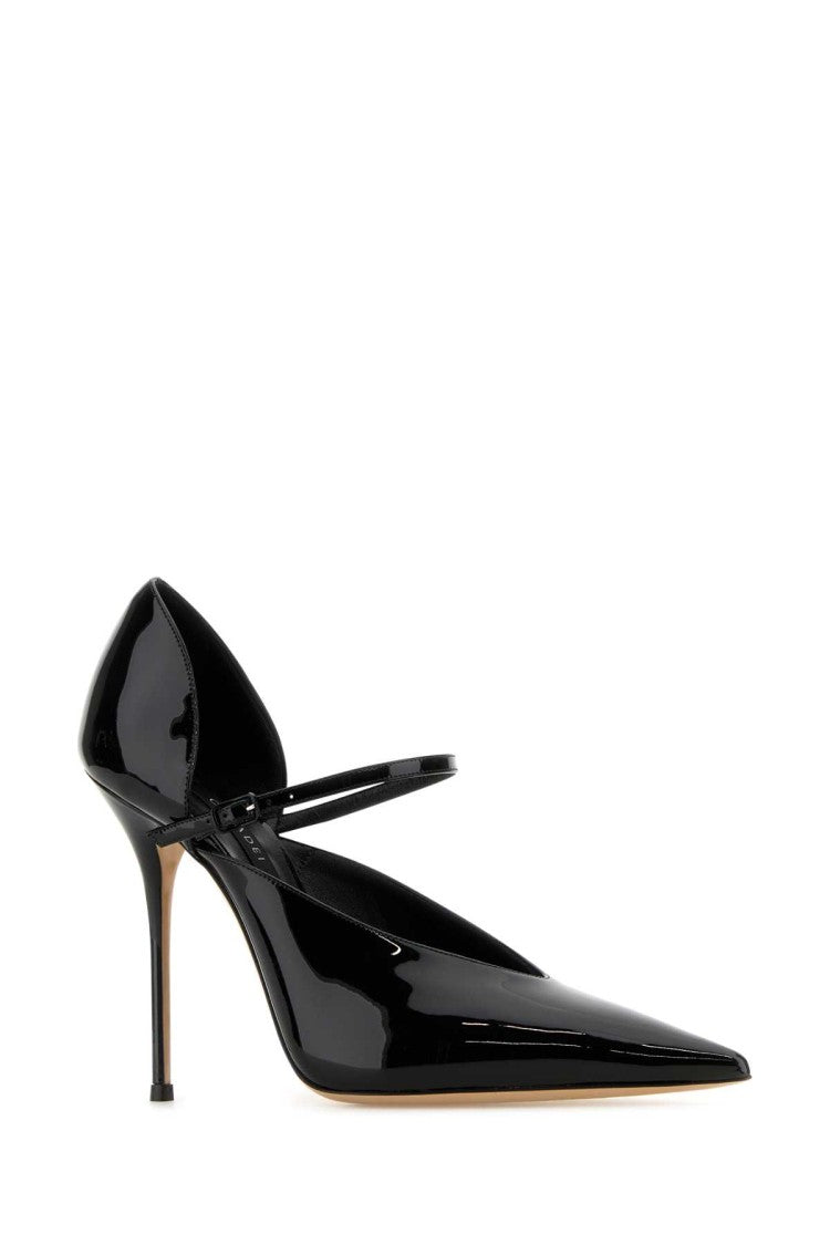 Casadei Black Leather Tiffany Pumps