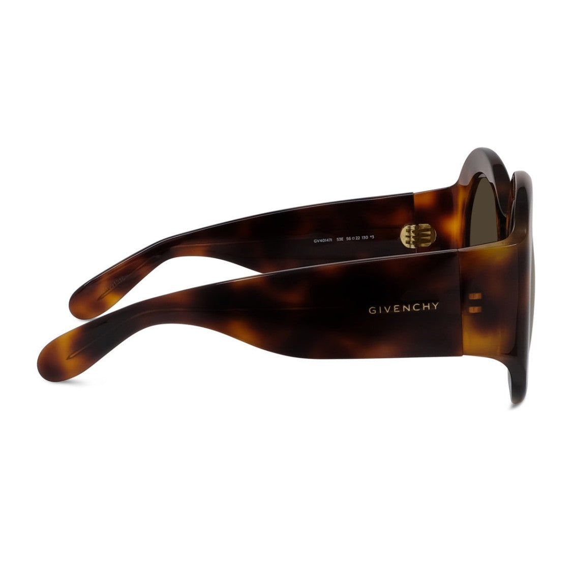 Givenchy Havana Gv40147i Coocon Oversized Round Sunglasses