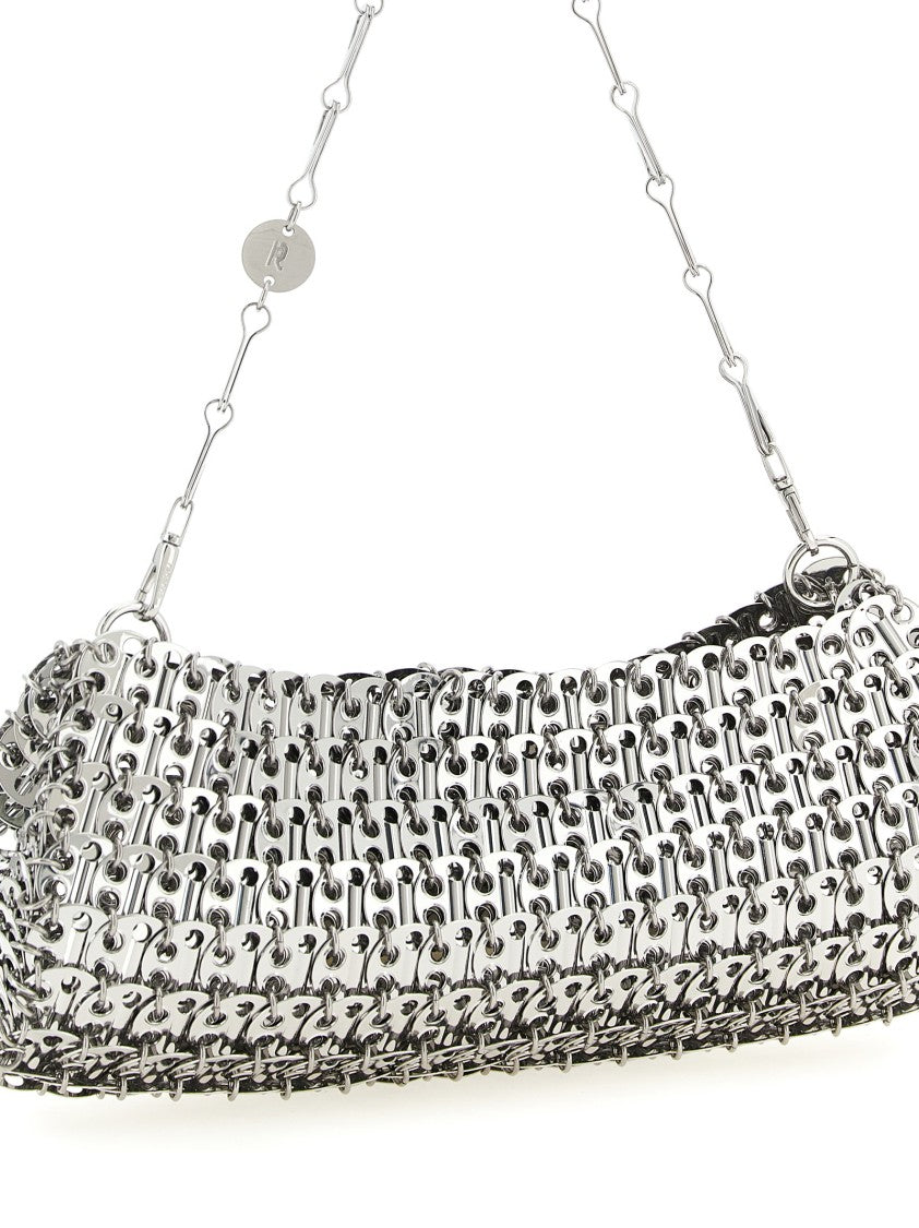 Paco Rabanne Metal Mesh Clutch With Removable Chain Handle
