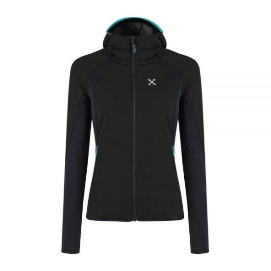 Montura Fitted Black Hooded Jacket With Minimalist Logo