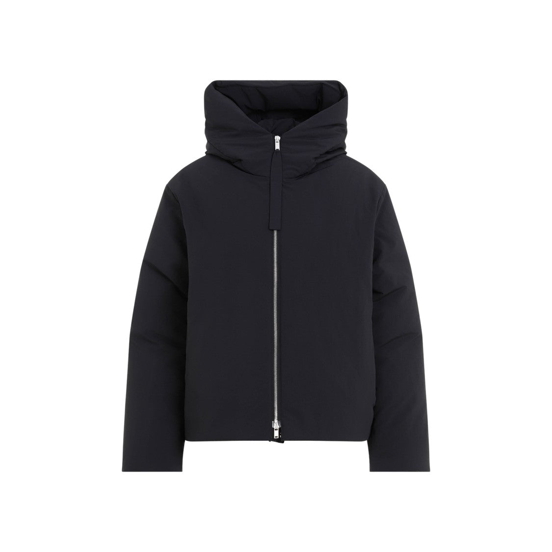 Jil Sander Cropped Black Down Jacket