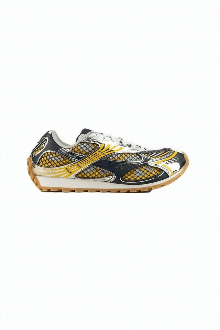 Bottega Veneta Dynamic Mesh Sneakers With Intricate Pattern Details