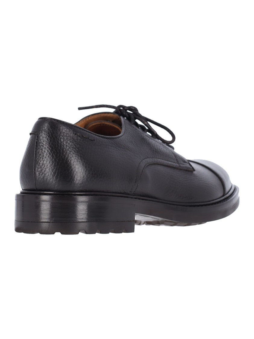Alexander Hotto Brown Leather Derby Shoes