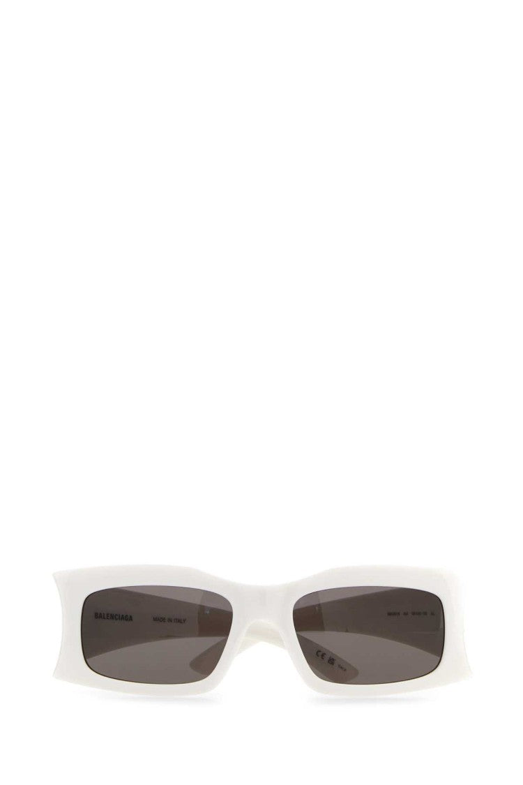 Balenciaga White Acetate Sunglasses