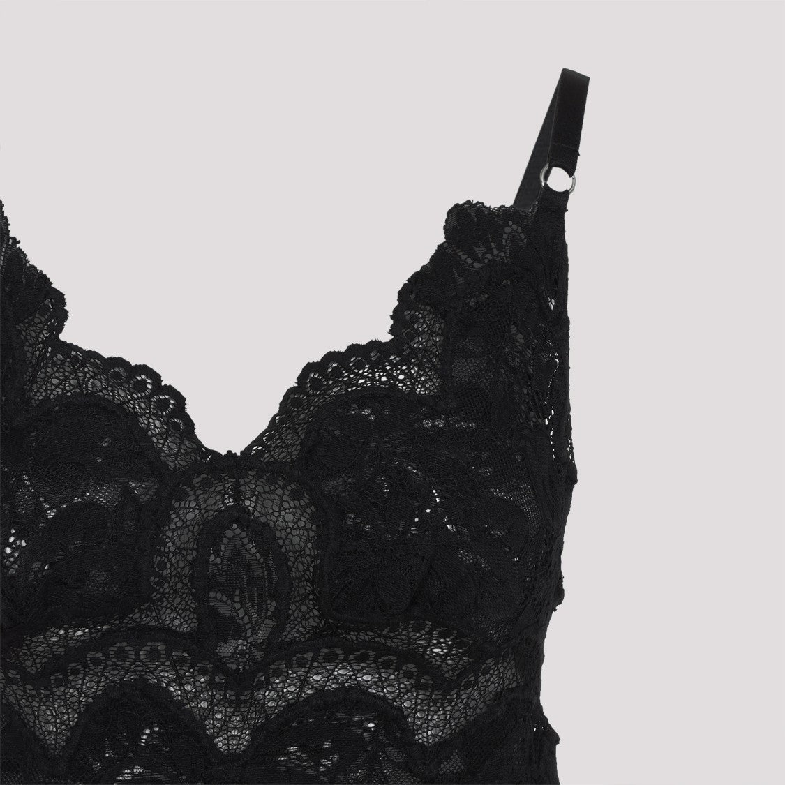 Rabanne Black Polyamide/Elastane Blend Lace Dress