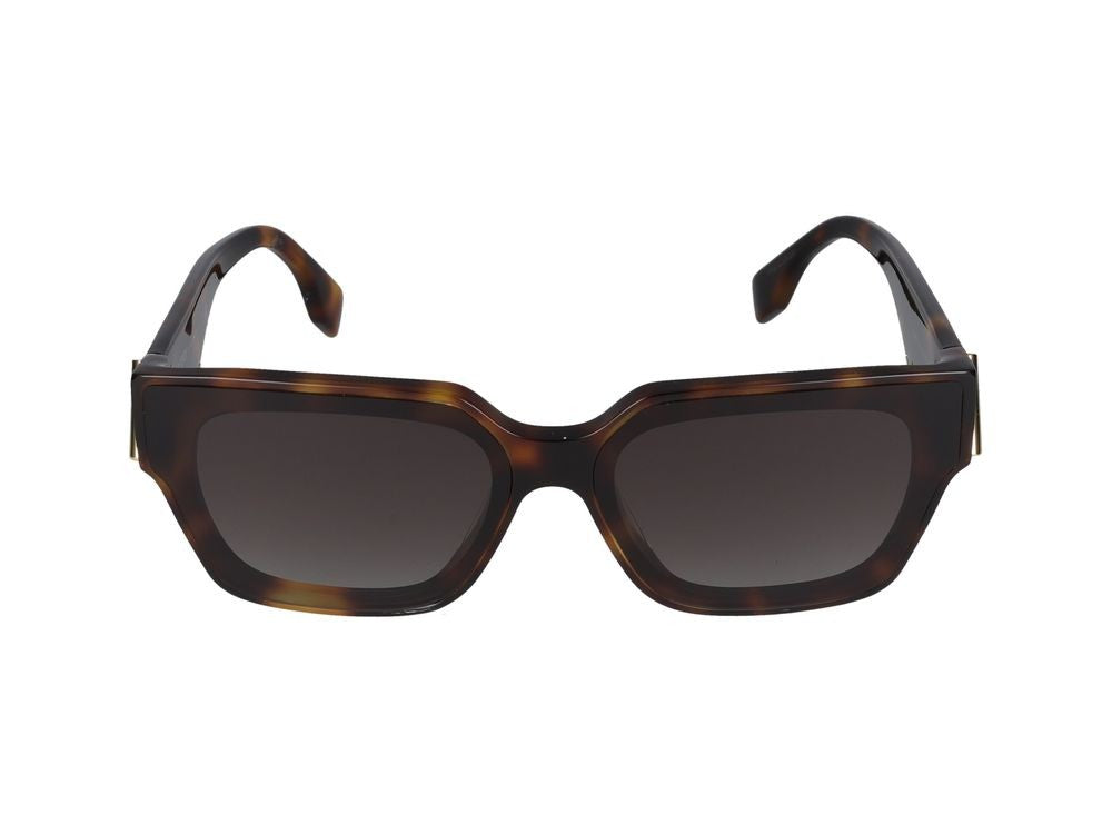 Maison Fendi Oversized Tortoiseshell Square Frame Sunglasses