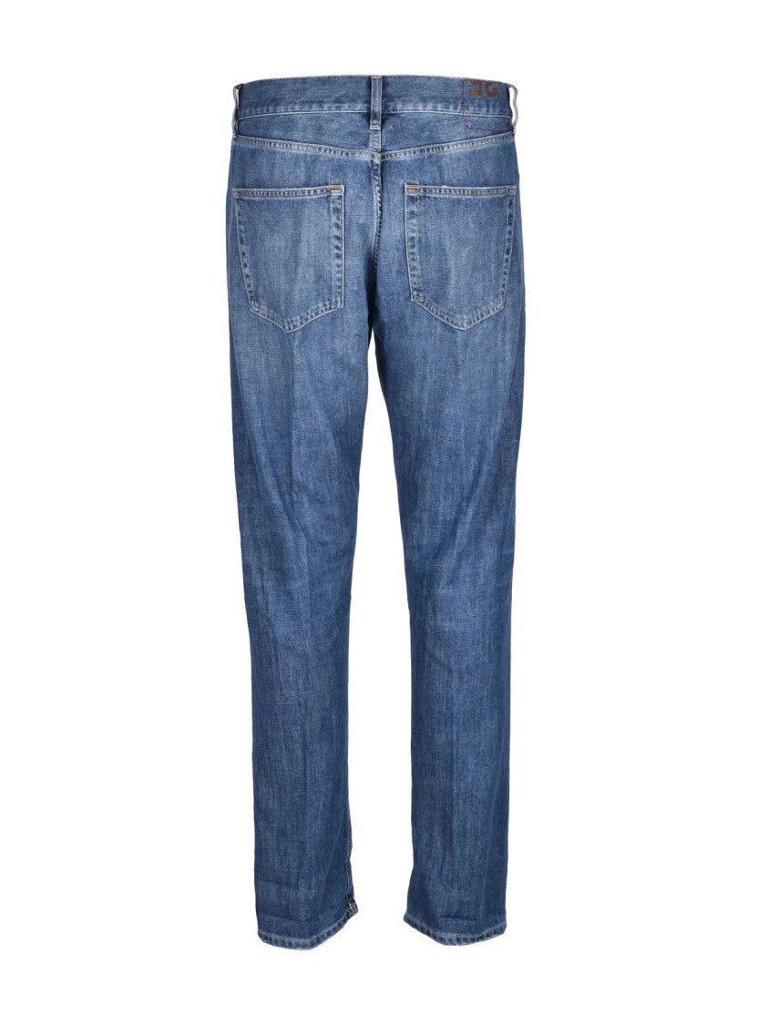 Dondup Blue Icon Cotton Jeans