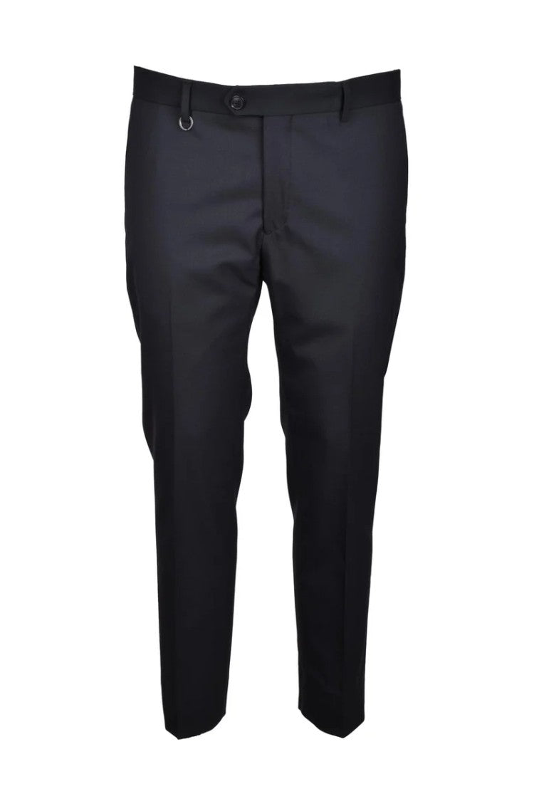 Be Able Tailored Black Trousers With Classic Waistband And Minimalist Design
