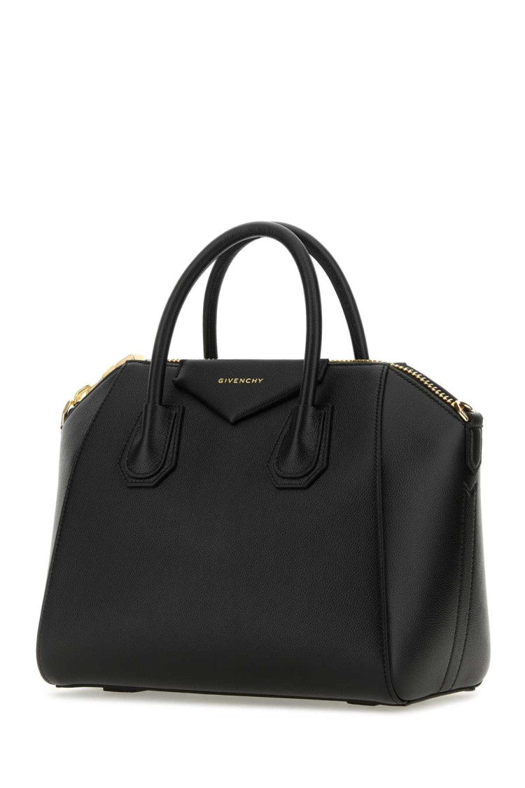 Givenchy Black Leather Small Antigona Handbag
