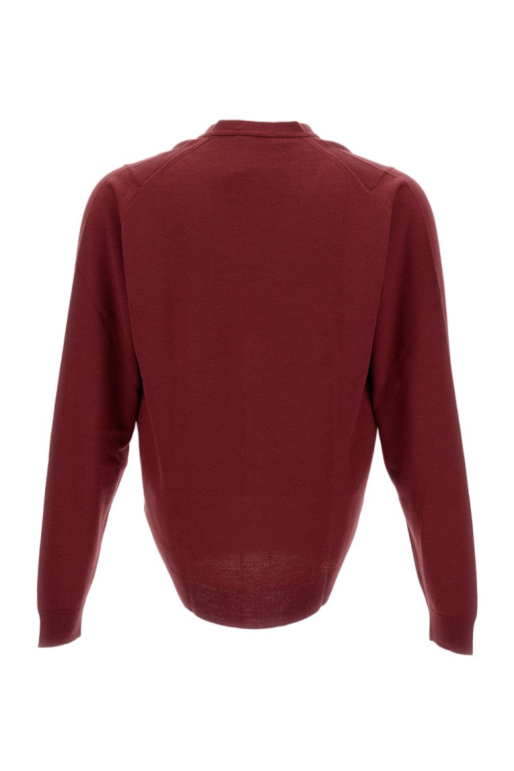 John Smedley Extra-Fine Merino Wool Cardigan With V-Neck Design