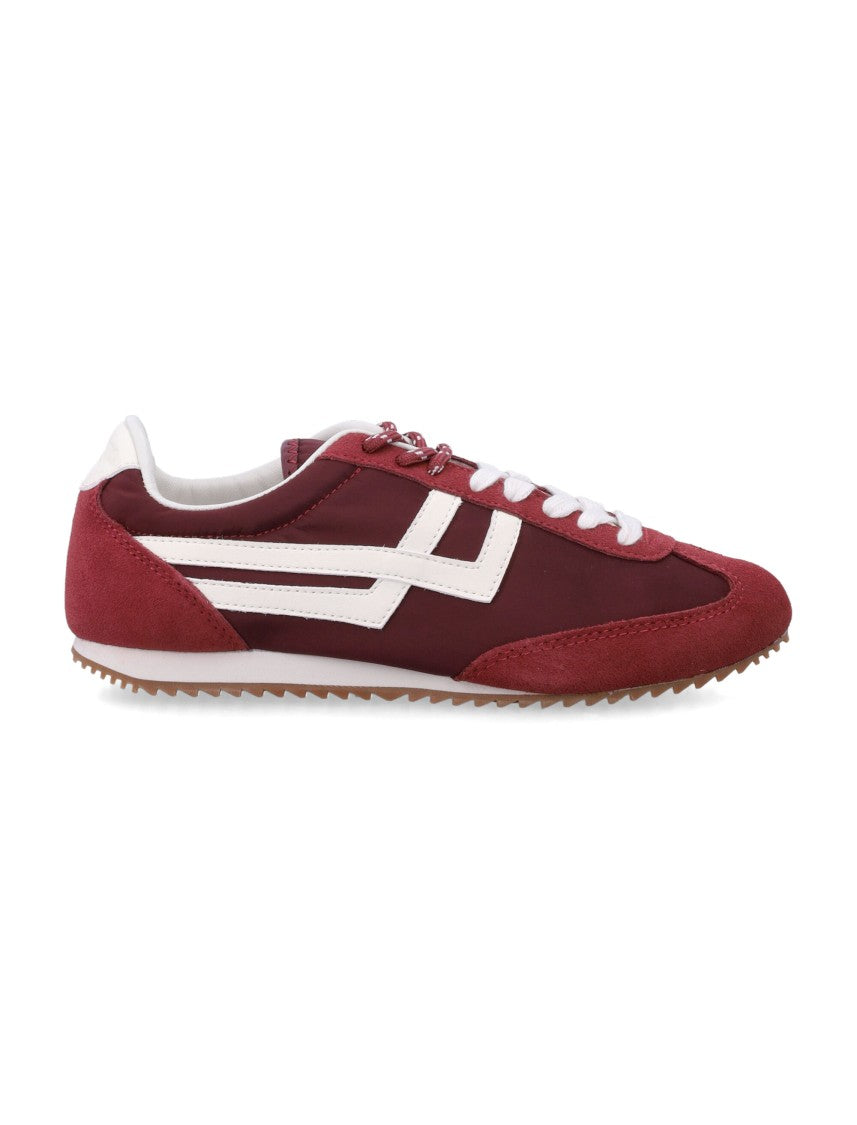 Pro-Keds Racer 77 Deep Red Suede Accent Sneakers