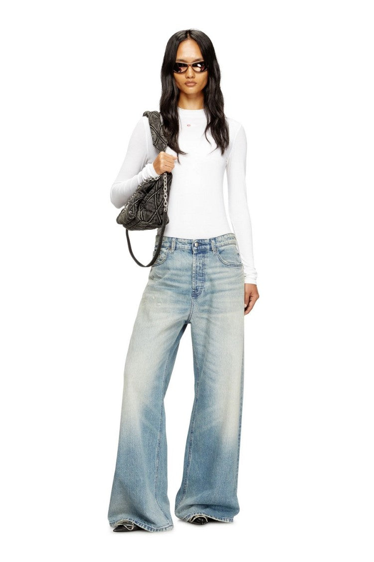 Diesel Blue Cotton Jeans