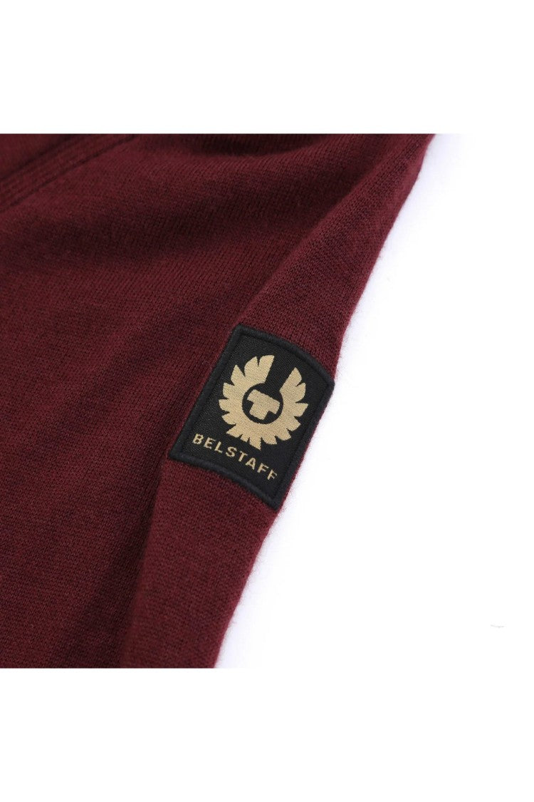 Belstaff Burgundy Wool-Blend Sweater
