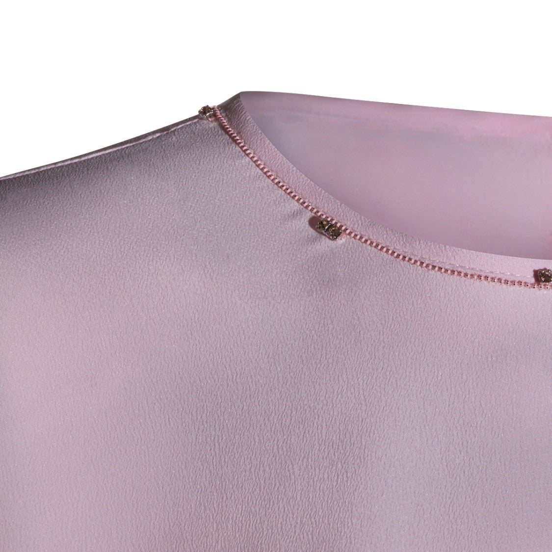 Fabiana Filippi Pink Silk-Blend Top
