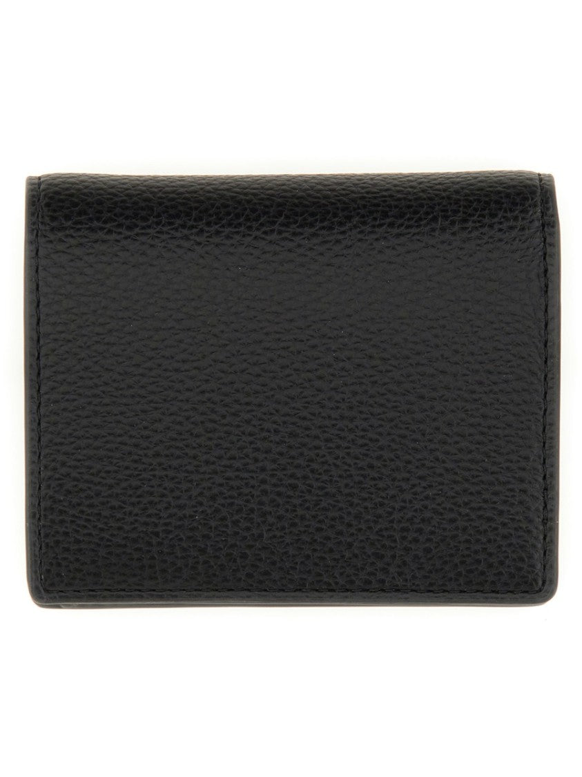 Vivienne Westwood Textured Black Logo Wallet