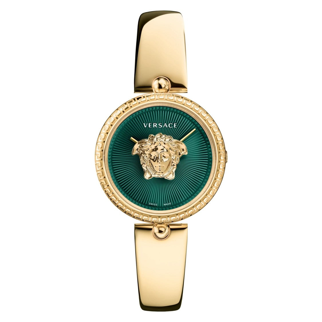 Versace Palazzo Empire 34Mm Women's Gold-Tone Quartz Watch — Green Dial