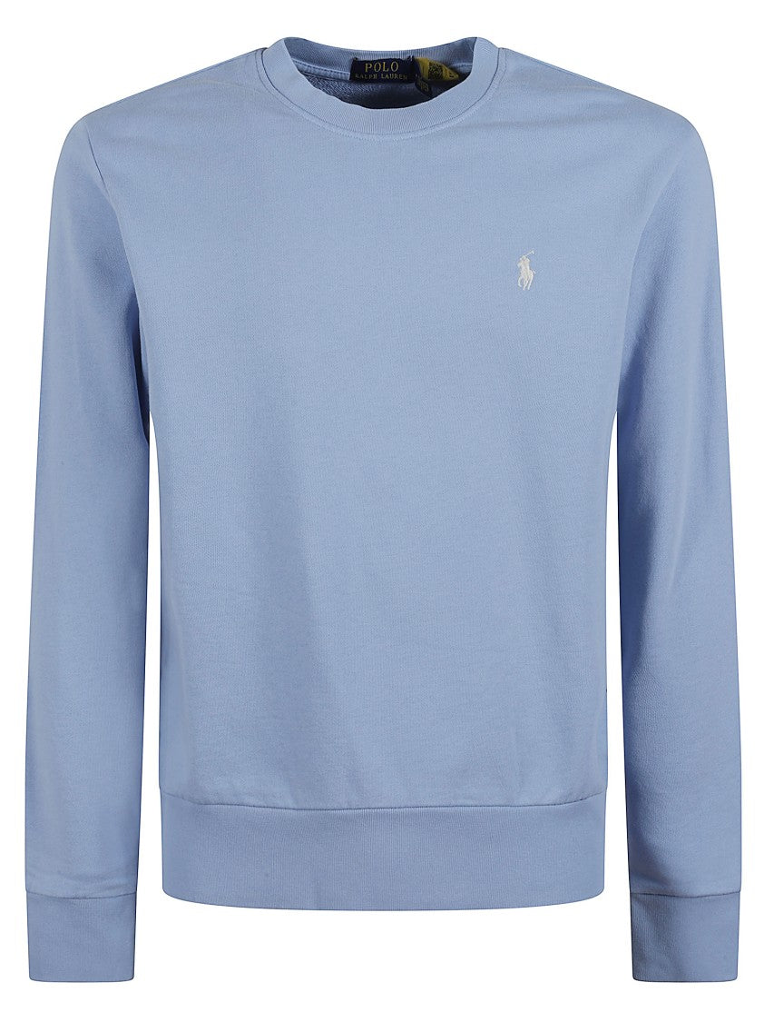 Polo Ralph Lauren Chambray Blue Crew Neck Sweatshirt
