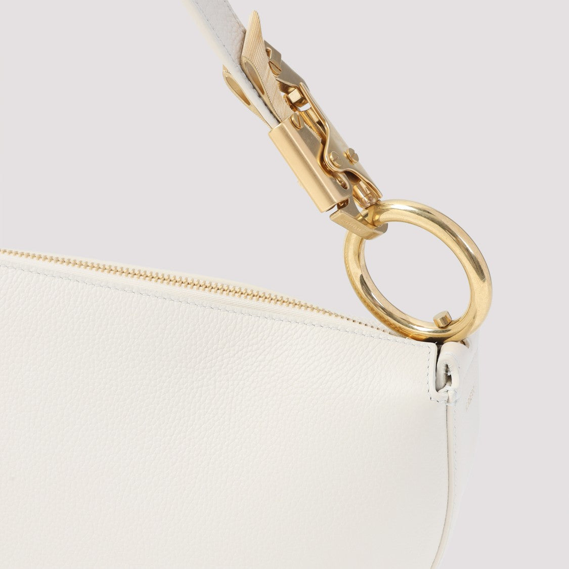 Burberry Soap White Leather Junior Knight Bag
