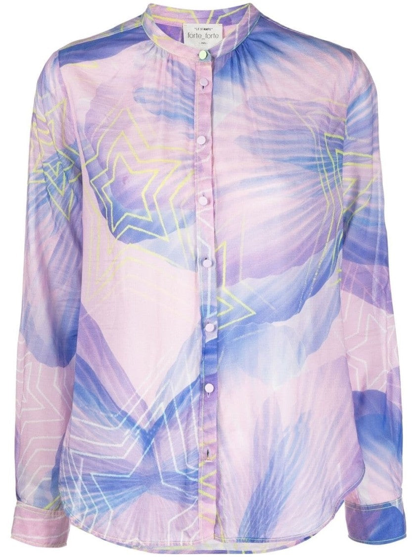 Forte Forte Dream Print Voile Shirt