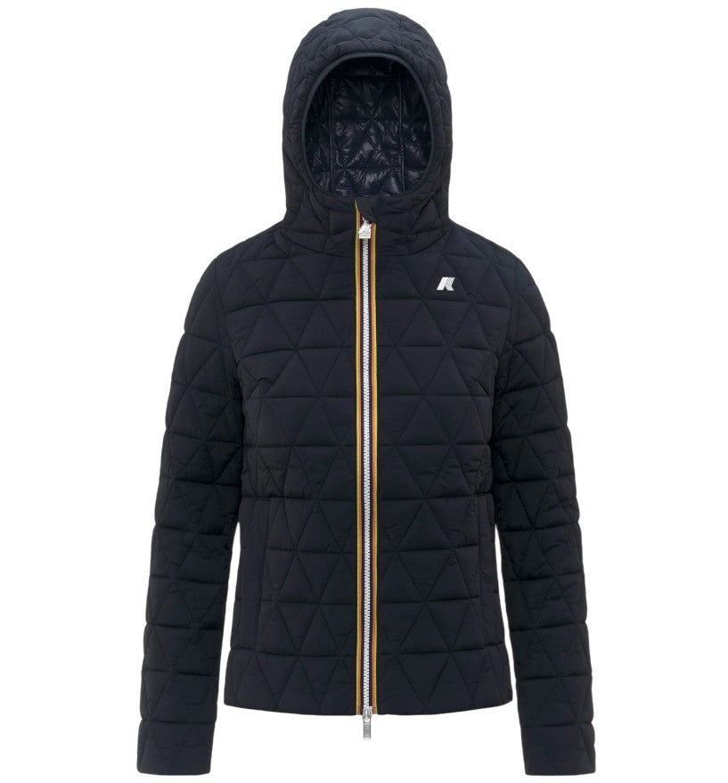 K-Way Lil Diamond Quilted Hooded Jacket