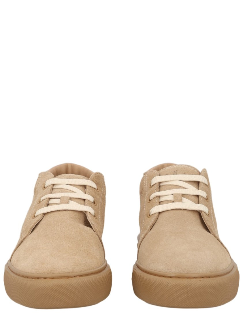 Hogan Brown Calfskin Lace-Up Shoes