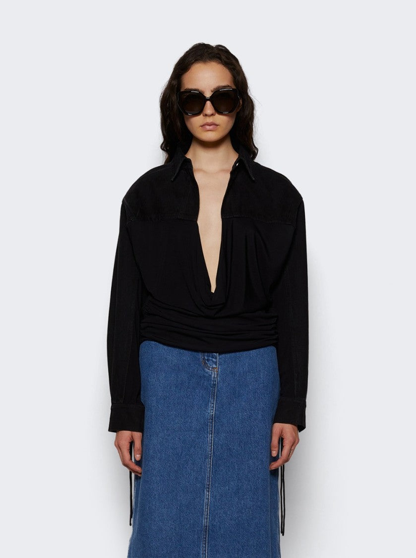 Christopher Esber Deconstructed Denim Shrt