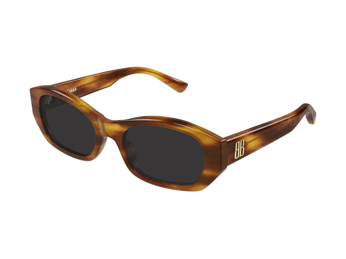 Balenciaga Bb0476s Tortoiseshell Oversized Square Sunglasses
