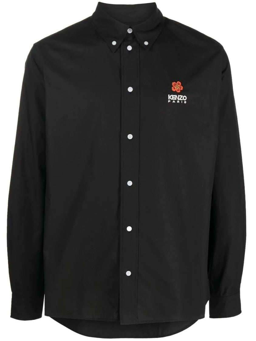 Kenzo Black Button-Down Shirt