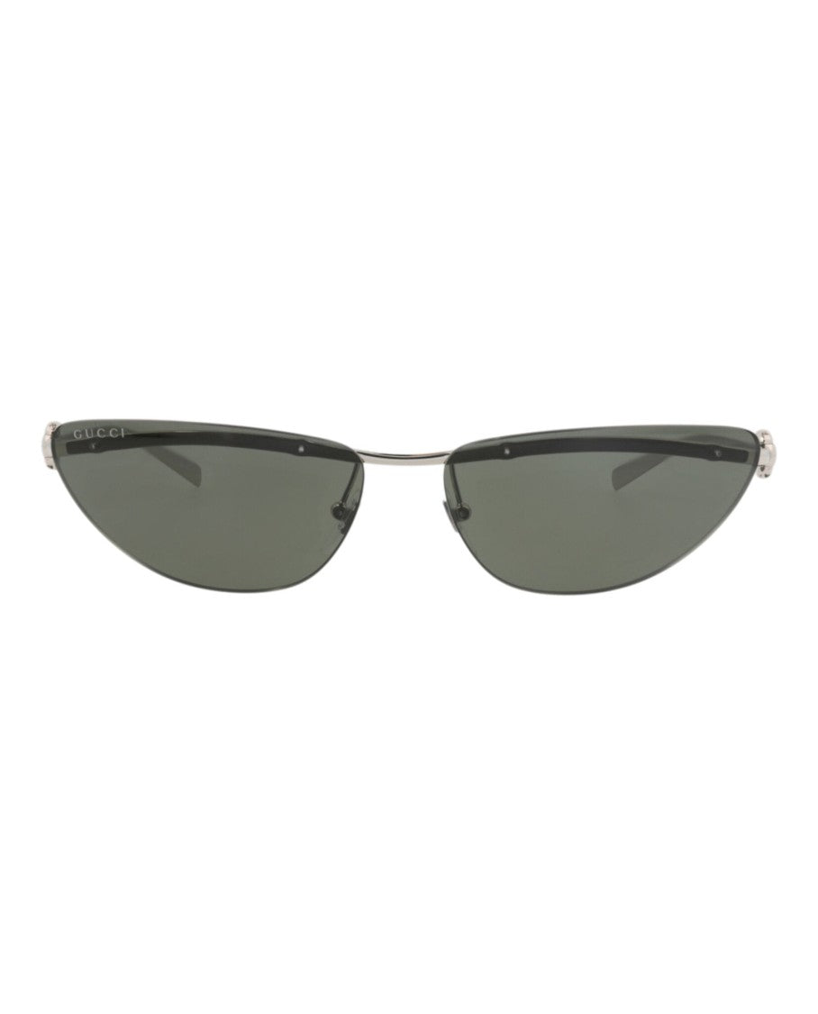 Gucci Cat Eye-Frame Metal Sunglasses